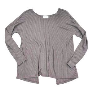 Sage the Label Brown Open Back Sweater M